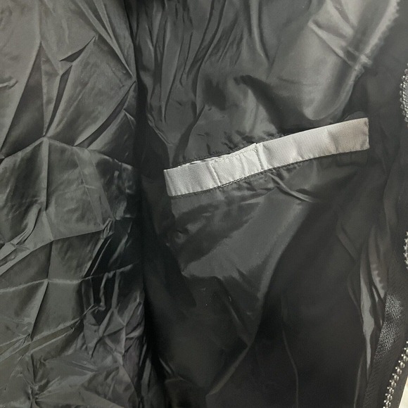 Eddie Bauer EBTEK Vintage Mens Goose Down Insulated Vest Silver w/ Blk Trim XXL - Picture 11 of 13